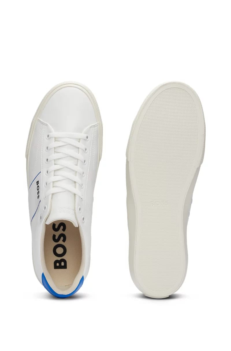 Hugo Boss Business Aiden Trainers White-Blue